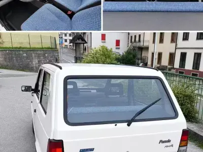 Usata Fiat Panda Young 39 CV (28 kW) 1999 Bianco Utilitaria