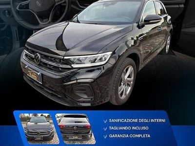 Usado VW T-Roc R-line 116 CV (85 kW) 2022 Negro SUV