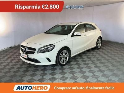Usata Mercedes A180 109 CV (80 kW) 2017 Bianco Berlina