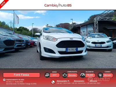 Usata Ford Fiesta ST-Line 100 CV (73 kW) 2017 Bianco Utilitaria