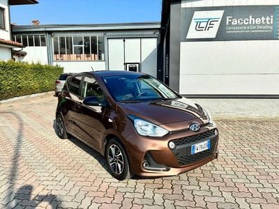 Usata Hyundai i10 67 CV (49 kW) 2019 Marrone Utilitaria