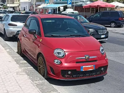 Usata Abarth 595 Custom 135 CV (99 kW) 2014 Rosso Utilitaria