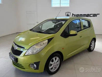 Usata Chevrolet Spark LS 68 CV (50 kW) 2011 Verde Utilitaria