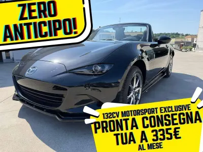 Nuova Mazda MX5 Exclusive 132 CV (97 kW) 2025 Bianco Cabrio
