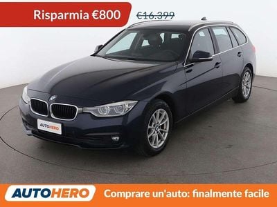 Usata BMW 316 Advantage 116 CV (85 kW) 2017 Blu Station wagon