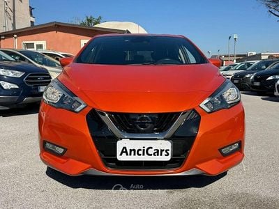 Usata Nissan Micra Tekna 90 CV (66 kW) 2017 Arancione Utilitaria