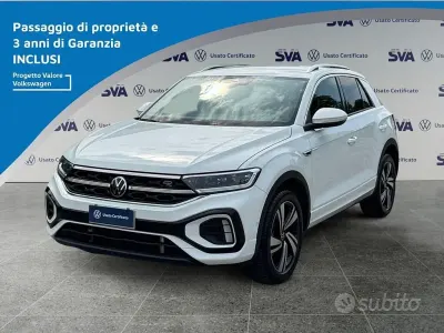 Usata VW T-Roc R-line 150 CV (110 kW) 2023 Pure white SUV