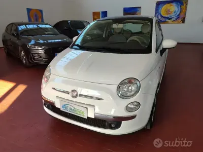 Usata Fiat 500 Lounge 69 CV (50 kW) 2010 Bianco Berlina