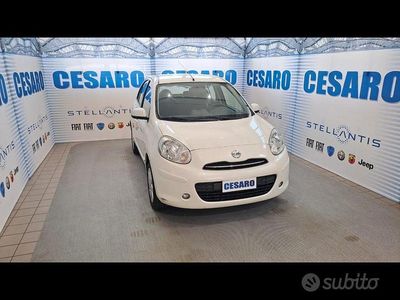 Usata Nissan Micra Acenta 80 CV (58 kW) 2012 Bianco Utilitaria