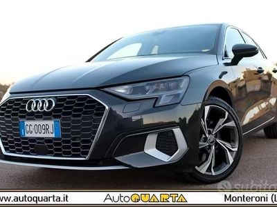 Usata Audi A3 Advanced 116 CV (85 kW) 2021 Grigio Berlina
