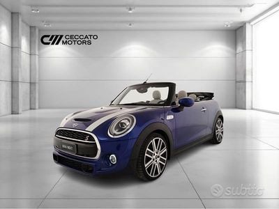 Usata Mini Cooper S Cabriolet Hype 192 CV (141 kW) 2020 Blu Cabrio