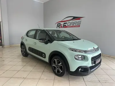 Usata Citroën C3 Shine 75 CV (55 kW) 2017 Verde Berlina