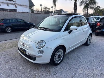 Usata Fiat 500 Lounge 95 CV (69 kW) 2010 Bianco Berlina