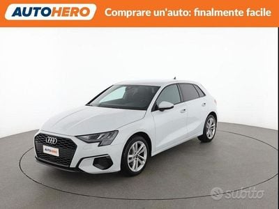 Usata Audi A3 Advanced 110 CV (80 kW) 2022 Bianco Berlina