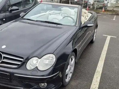 Usado Mercedes CLK500 306 CV (225 kW) 2005 Negro Descapotable