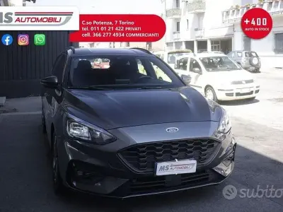 Usata Ford Focus ST-Line 120 CV (88 kW) 2020 Grigio Station wagon