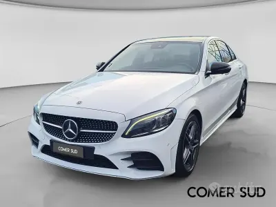 Usata Mercedes C220 Premium 194 CV (142 kW) 2019 Bianco Berlina