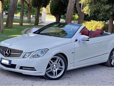 Usata Mercedes E220 Avantgarde 170 CV (125 kW) 2011 Bianco Cabrio