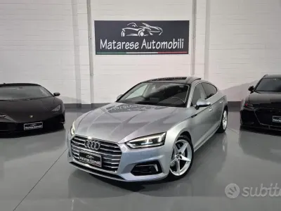 Usata Audi A5 190 CV (139 kW) 2019 Grigio Coupé