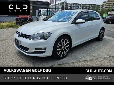 Usata VW Golf VII Highline 110 CV (80 kW) 2015 Bianco Berlina