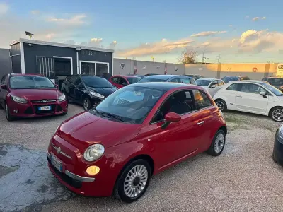 Usata Fiat 500 Lounge 69 CV (50 kW) 2012 Rosso Utilitaria