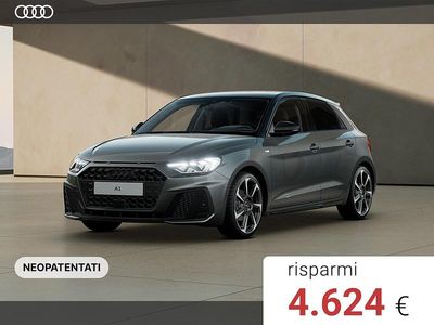 Nuova Audi A1 Sportback Comfort 116 CV (85 kW) 2025 Argento cavo metallizzato nero mito meta Utilitaria