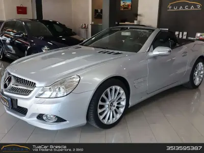 Usata Mercedes SL350 Chrome 315 CV (231 kW) 2008 Grigio Cabrio