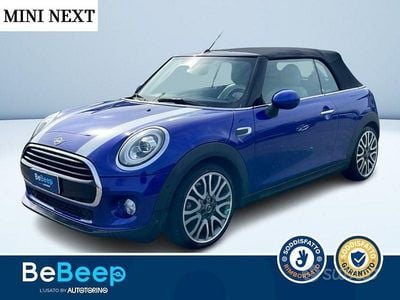 Usata Mini Cooper D Cabriolet Hype 115 CV (84 kW) 2018 Blu Cabrio