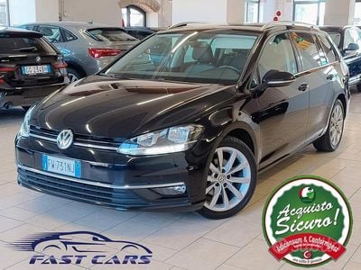 Usata VW Golf VII Highline 116 CV (85 kW) 2019 Nero Station wagon
