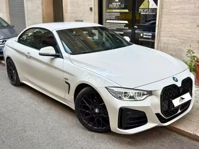 Usata BMW 420 Sport Line 184 CV (135 kW) 2014 Bianco Cabrio