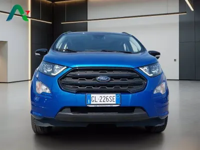Usata Ford Ecosport ST-Line 125 CV (91 kW) 2022 Desert island blue (metallizzato) SUV
