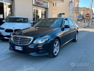 Usata Mercedes E250 Sport 204 CV (150 kW) 2013 Nero Berlina