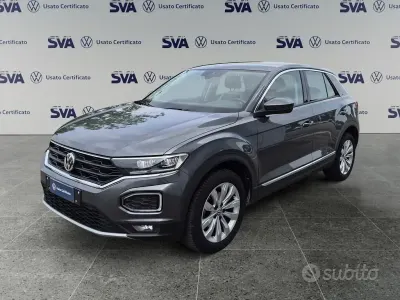 Usata VW T-Roc Advance 116 CV (85 kW) 2019 Grigio SUV