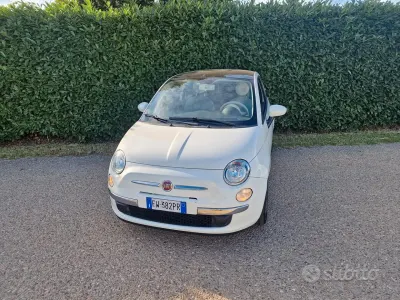 Usata Fiat 500 Lounge 69 CV (50 kW) 2014 Bianco Utilitaria