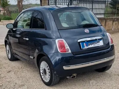 Usata Fiat 500 Lounge 100 CV (73 kW) 2008 Blu Berlina