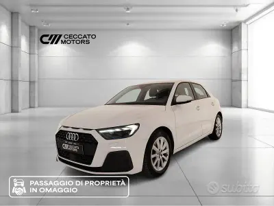Usata Audi A1 Sportback Admired 110 CV (80 kW) 2020 Bianco Utilitaria