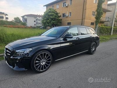 Usata Mercedes C220 194 CV (142 kW) 2020 Nero Station wagon