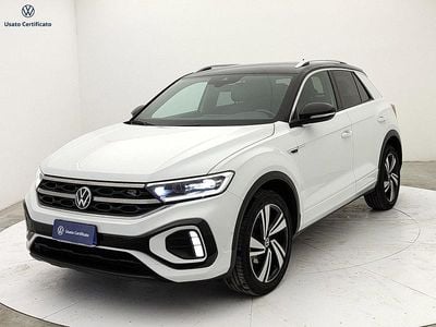 Usata VW T-Roc R-line 110 CV (80 kW) 2023 Bianco SUV