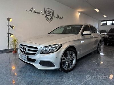 Usata Mercedes C180 Sport Edition 116 CV (85 kW) 2015 Grigio Station wagon