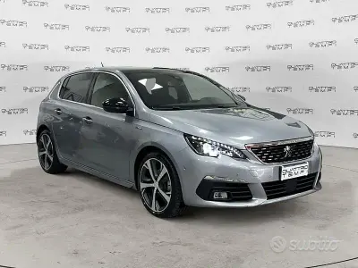 Usata Peugeot 308 GT-line 131 CV (96 kW) 2019 Grigio Berlina