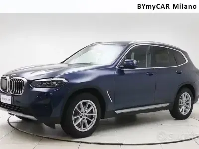 Usata BMW X3 Efficient Dynamics 190 CV (139 kW) 2022 Blu SUV