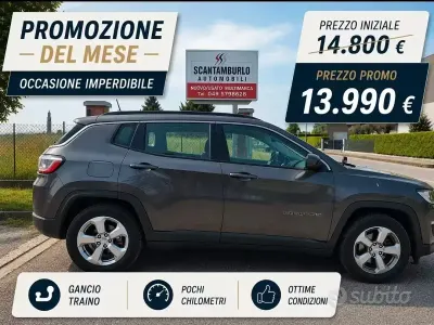 Usata Jeep Compass Longitude Plus 120 CV (88 kW) 2019 Grigio SUV
