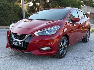 Usata Nissan Micra Tekna 90 CV (66 kW) 2018 Rosso Utilitaria