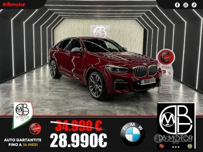 Usado BMW X4 M Sport 326 CV (239 kW) 2018 Rojo SUV