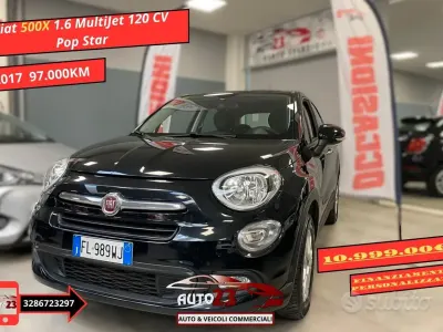 Usata Fiat 500X Pop Star 120 CV (88 kW) 2017 Nero SUV
