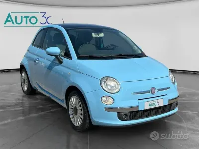 Usata Fiat 500 Lounge 69 CV (50 kW) 2011 Blu Berlina