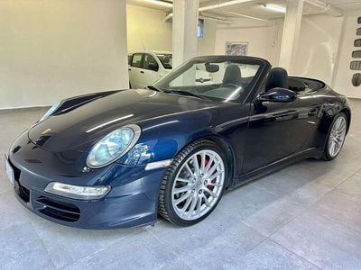 Usata Porsche 997 355 CV (261 kW) 2007 Dark blue metallic Cabrio