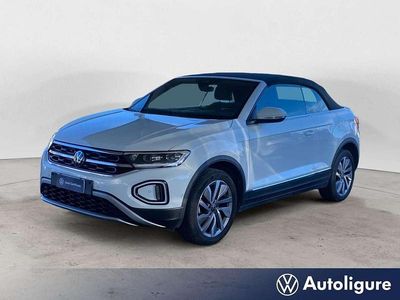Usata VW T-Roc Cabriolet Style 110 CV (80 kW) 2022 Bianco Cabrio