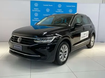 Usata VW Tiguan Life 150 CV (110 kW) 2021 Nero SUV