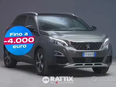 Usata Peugeot 3008 GT-line 131 CV (96 kW) 2019 Grigio amazonite SUV